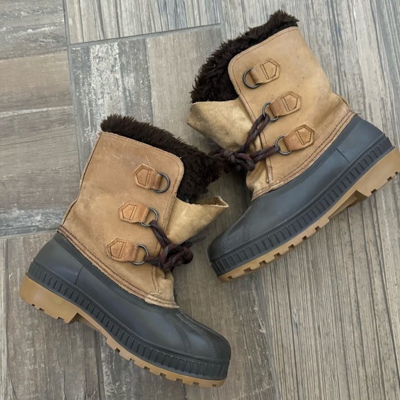 Sorel badger snow boots size 4 - Picture 8 of 10